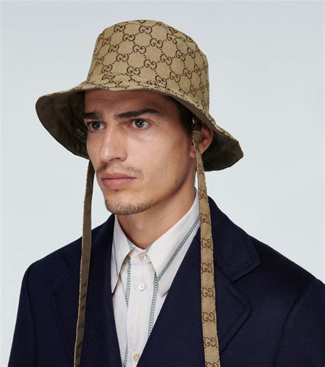 gucci reversible canvas bucket hat